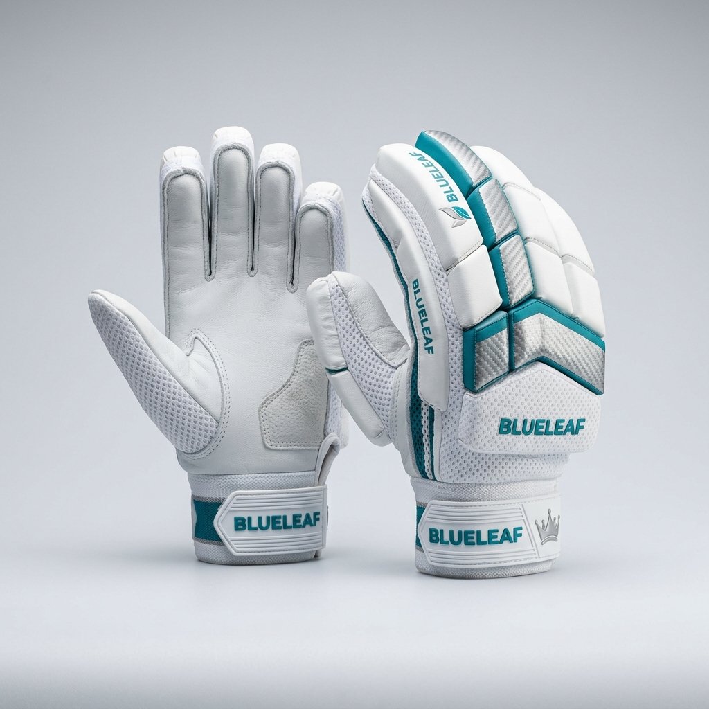 Batting gloves with split sausage fingers