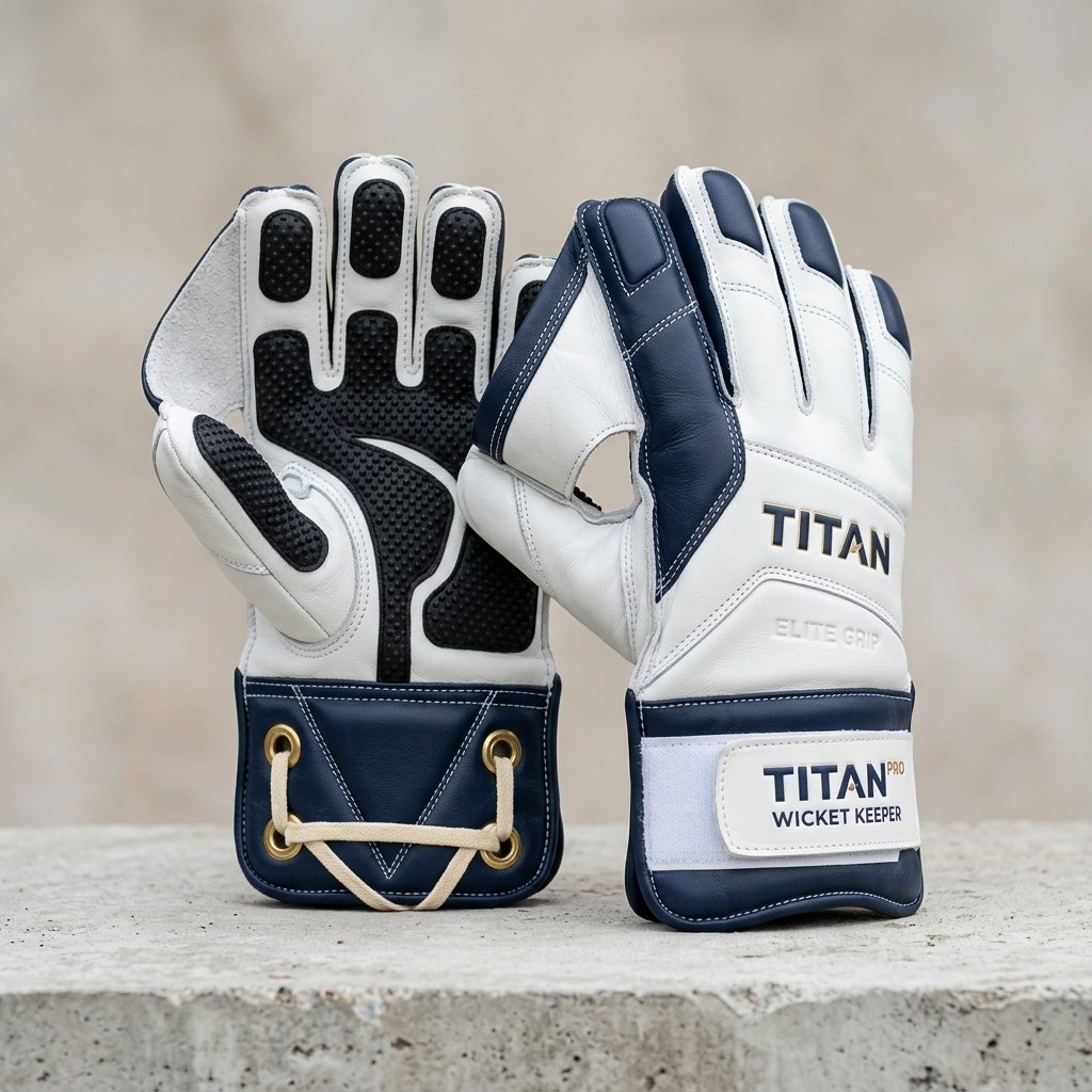 Keeping gloves with a pimpled rubber web